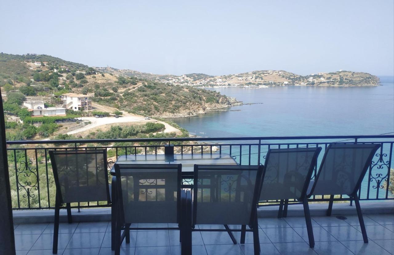 Aegean Beachfront Petriaí Exterior foto
