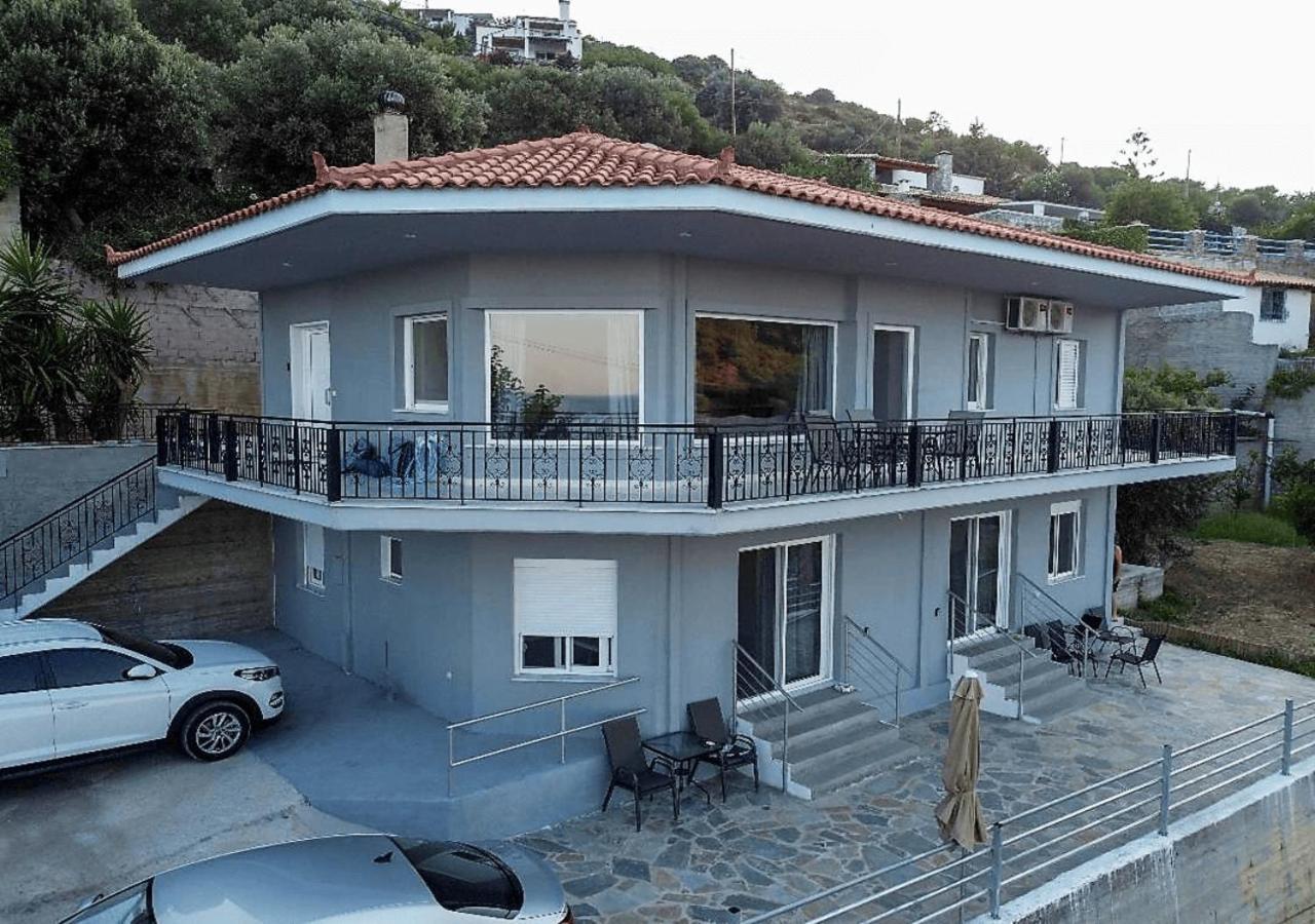 Aegean Beachfront Petriaí Exterior foto