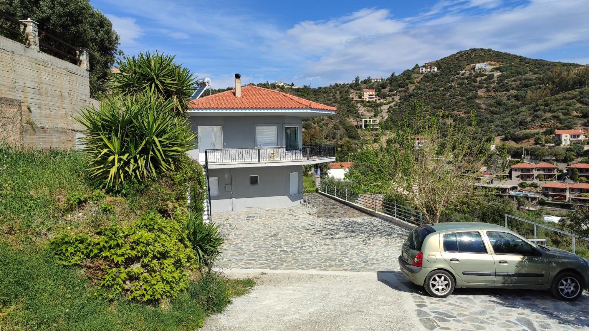 Aegean Beachfront Petriaí Exterior foto