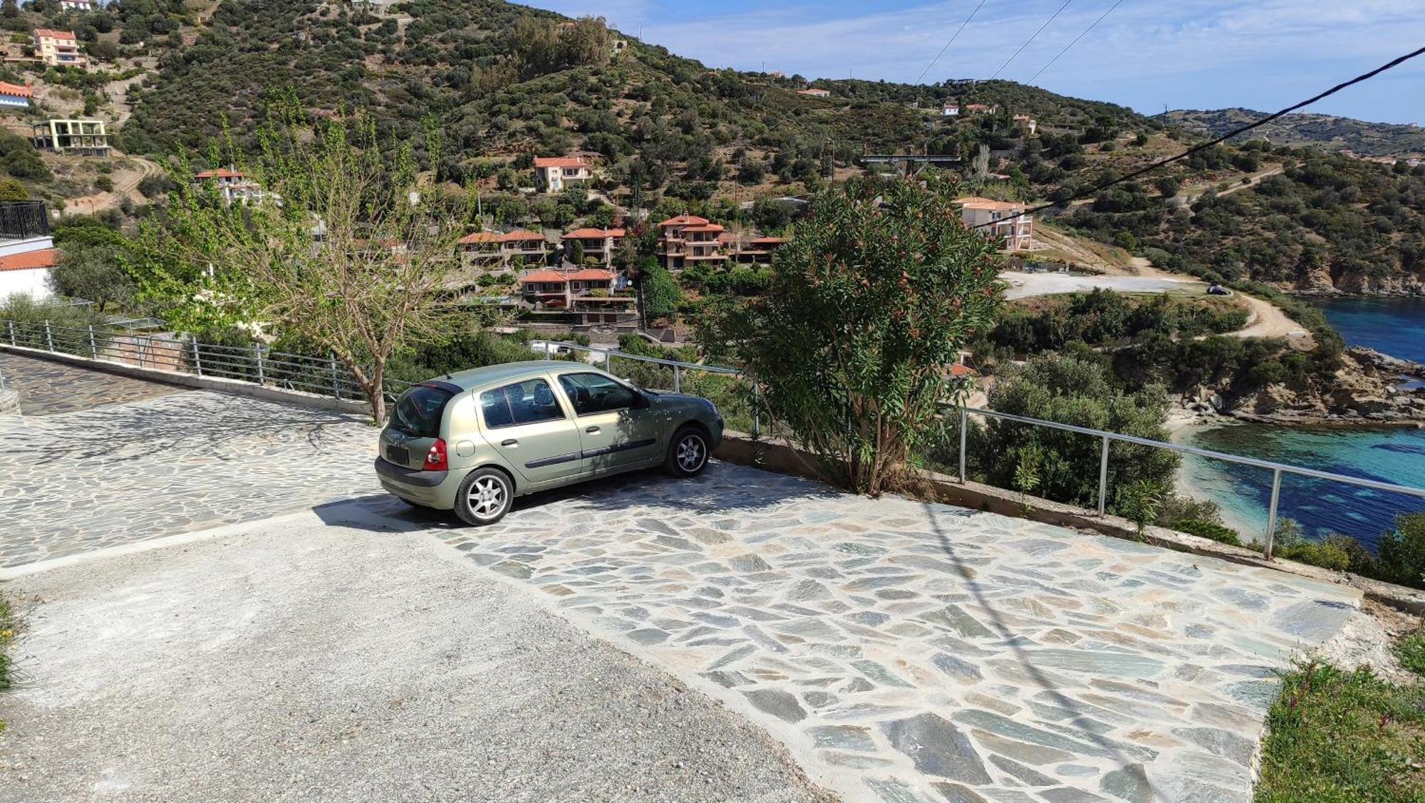 Aegean Beachfront Petriaí Exterior foto