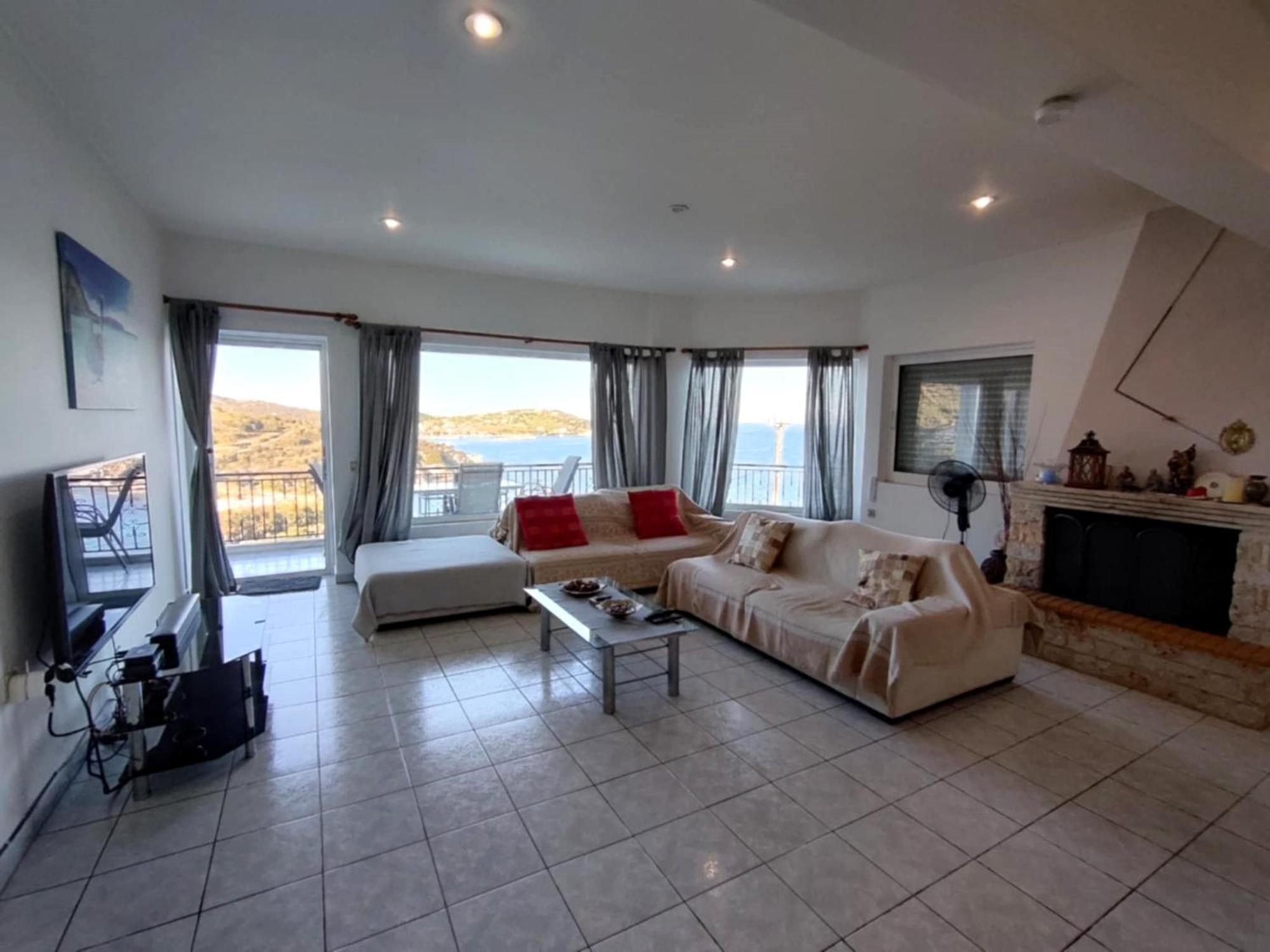 Aegean Beachfront Petriaí Exterior foto